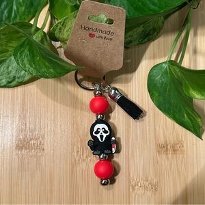🎃 Spooky Halloween Keychain | Handmade Silicone Beads | Fall Accessory‎ 👻